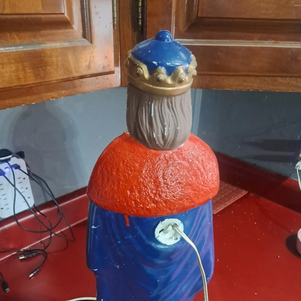 Empire Vintage Wiseman Blowmold With Cord - Picture 2 of 3